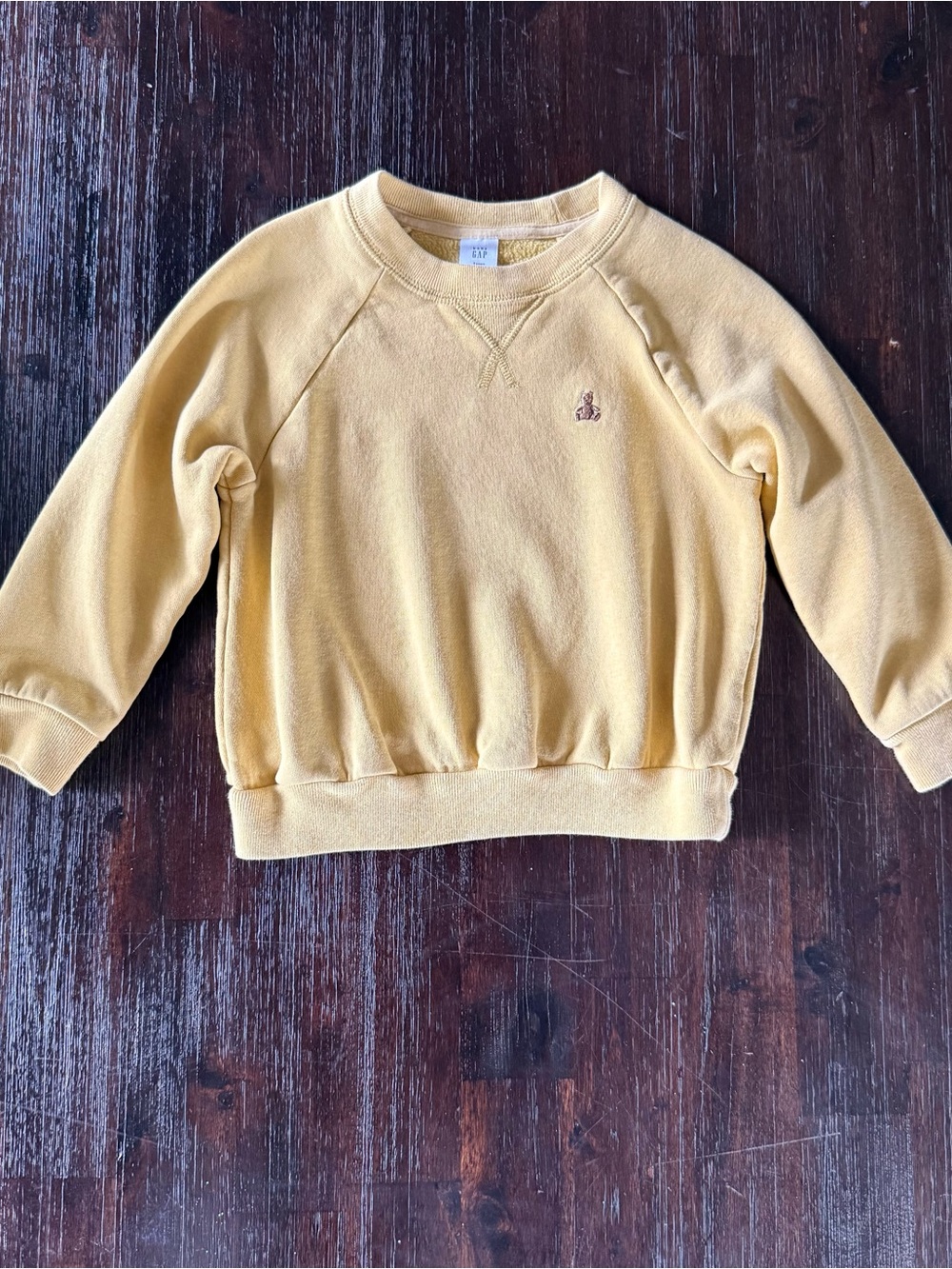 GAP Kids Yellow Crewneck Sweatshirt